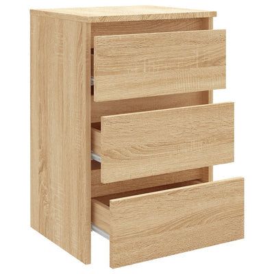 Bed Cabinets 2 pcs Sonoma Oak 40x35x62.5 cm Chipboard
