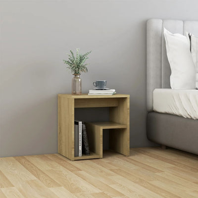 Bed Cabinet Sonoma Oak 40x30x40 cm Chipboard
