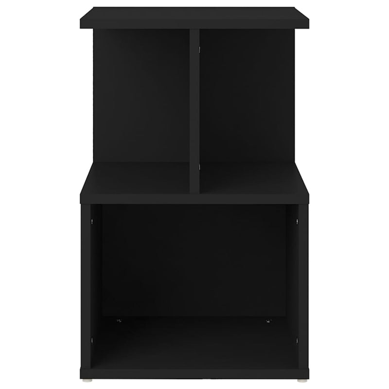Bedside Cabinets 2 pcs Black 35x35x55 cm Chipboard