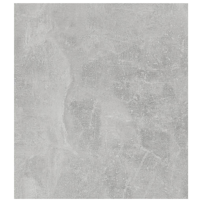 Side Table Concrete Grey 60x40x45 cm Chipboard