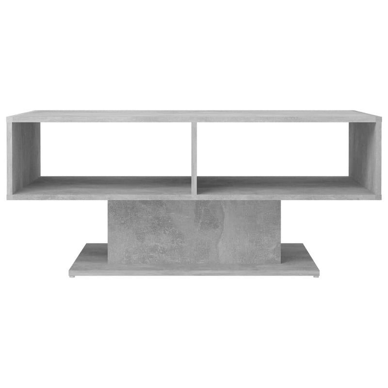 Coffee Table Concrete Grey 103.5x50x44.5 cm Chipboard - Payday Deals