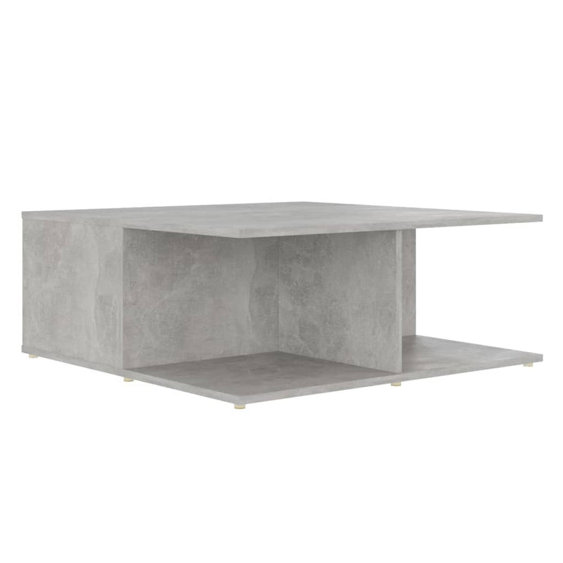 Coffee Table Concrete Grey 80x80x31 cm Chipboard - Payday Deals