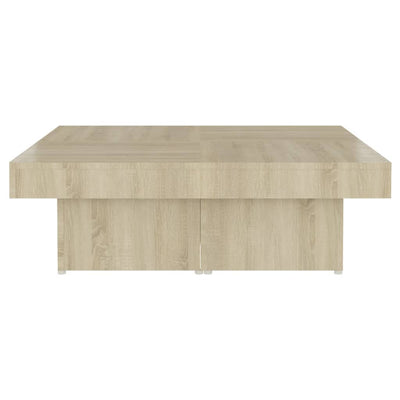 Coffee Table Sonoma Oak 90x90x28 cm Chipboard - Payday Deals