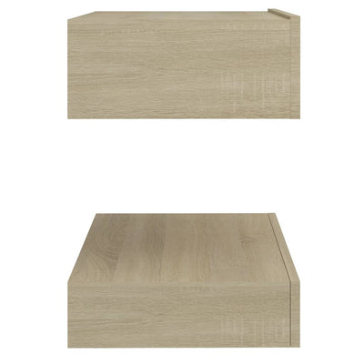 Bedside Cabinets 2 pcs Sonoma Oak 60x35 cm Engineered Wood