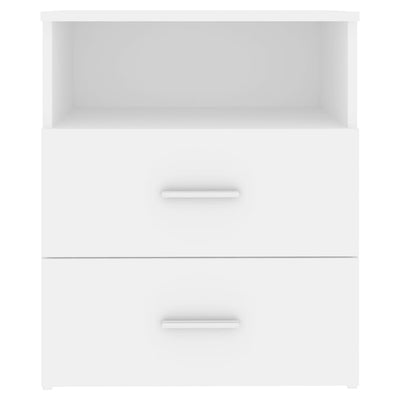 Bed Cabinets 2 pcs White 50x32x60 cm