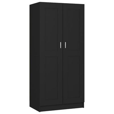 Wardrobe Black 82.5x51.5x180 cm Chipboard