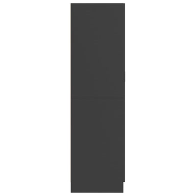 Wardrobe Grey 82.5x51.5x180 cm Chipboard