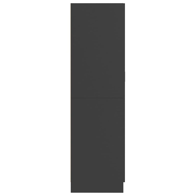 Wardrobe Grey 82.5x51.5x180 cm Chipboard