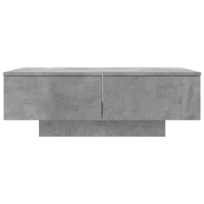 Coffee Table Concrete Grey 90x60x31 cm Engineered Wood