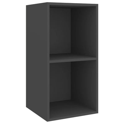 3 Piece TV Cabinet Set Grey Engineered Wood