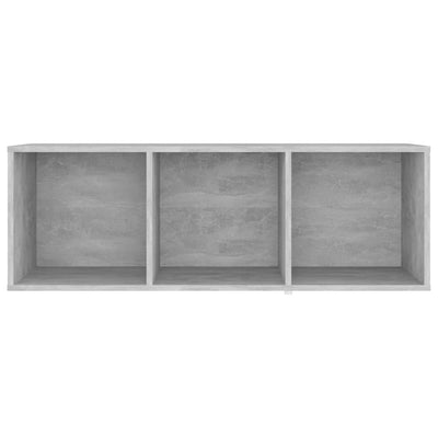 TV Cabinets 2 pcs Concrete Grey 107x35x37 cm Engineered Wood