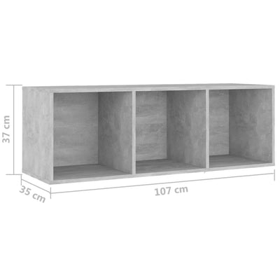 3 Piece TV Cabinet Set Concrete Grey Engineered Wood