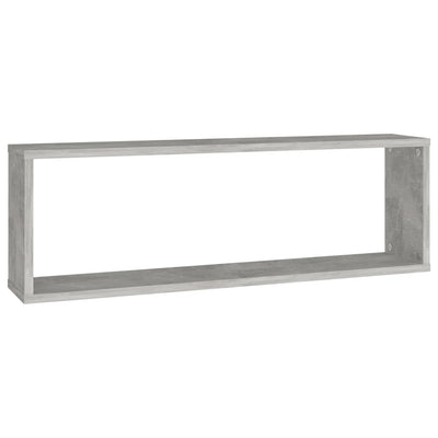 Wall Cube Shelves 6 pcs Concrete Grey 80x15x26.5 cm Chipboard - Payday Deals