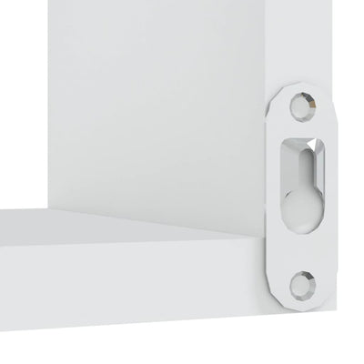 Wall Corner Shelf White 40x40x50 cm Engineered Wood