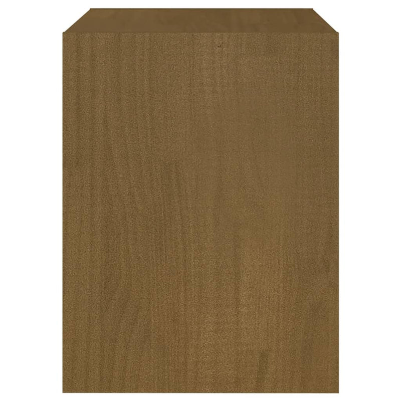 Bedside Cabinet Honey Brown 40x30.5x40 cm Solid Pinewood - Payday Deals