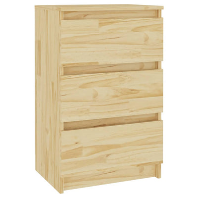 Bedside Cabinet 40x29.5x64 cm Solid Pine Wood