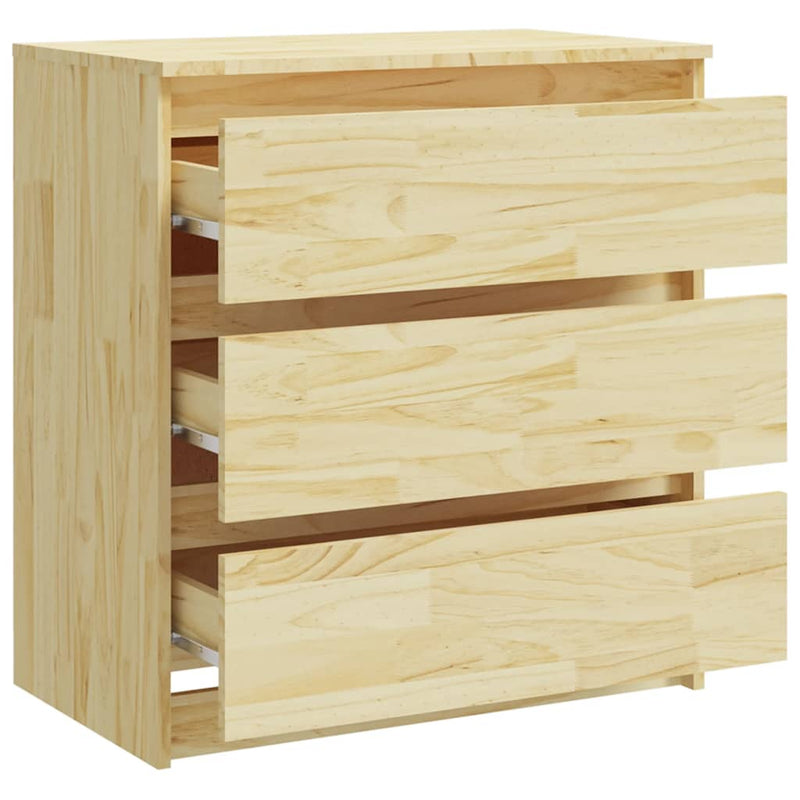 Bedside Cabinet 60x36x64 cm Solid Pinewood - Payday Deals
