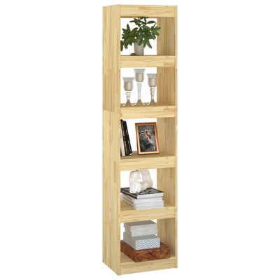 Book Cabinet/Room Divider 40x30x167.5 cm Solid Pinewood