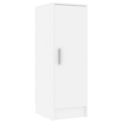 Shoe Cabinet White 32x35x92 cm Chipboard