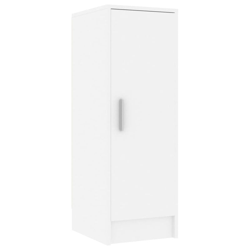 Shoe Cabinet White 32x35x92 cm Chipboard