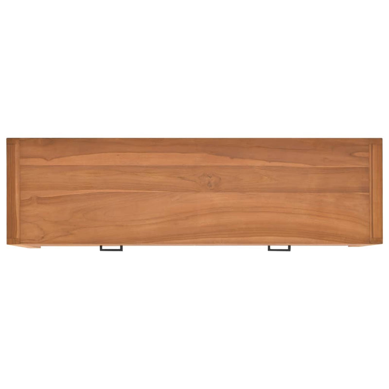 TV Cabinet 120x40x45 cm Solid Wood Teak