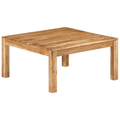 Coffee Table 80x80x40 cm Solid Wood Acacia
