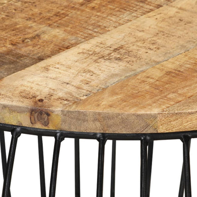 Coffee Table Ø68 cm Rough Mango Wood