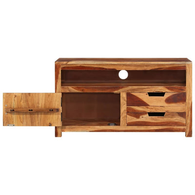 TV Cabinet 90x34.5x50 cm Solid Wood Acacia