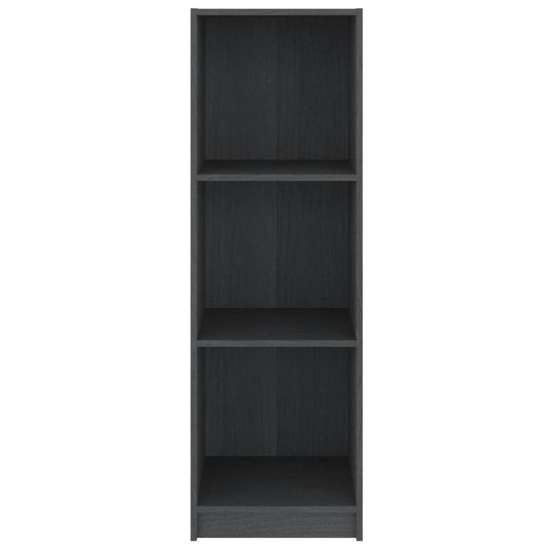 Book Cabinet/Room Divider Grey 36x33x110 cm Solid Pinewood