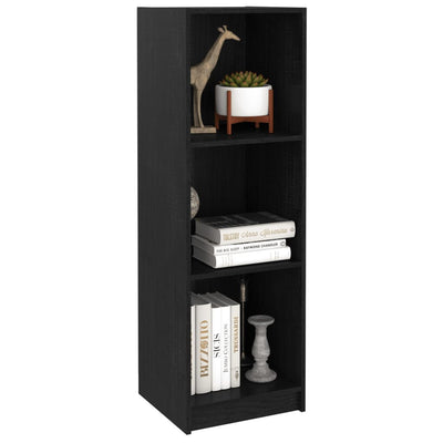 Book Cabinet/Room Divider Black 36x33x110 cm Solid Pinewood
