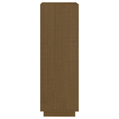 Book Cabinet/Room Divider Honey Brown Solid Pinewood