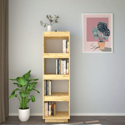 Book Cabinet/Room Divider 40x35x135 cm Solid Pinewood