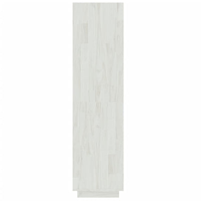 Book Cabinet/Room Divider White 40x35x135 cm Solid Pinewood