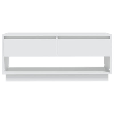 TV Cabinet White 102x41x44 cm Engineered Wood