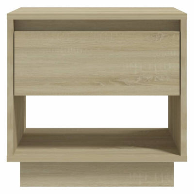 Bedside Cabinet Sonoma Oak 45x34x44 cm Chipboard