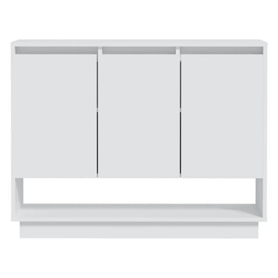 Sideboard White 97x31x75 cm Engineered Wood