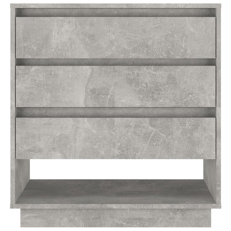 Sideboard Concrete Grey 70x41x75 cm Chipboard