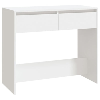Console Table White 89x41x76.5 cm Engineered Wood
