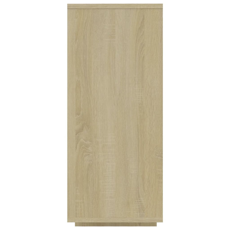 Sideboard Sonoma Oak 120x30x75 cm Engineered Wood