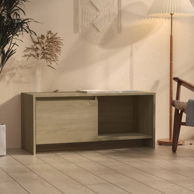 TV Cabinet Sonoma Oak 90x35x40 cm Engineered Wood
