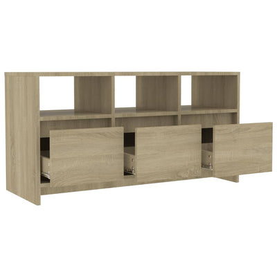 TV Cabinet Sonoma Oak 102x37.5x52.5 cm Engineered Wood