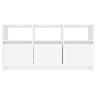 TV Cabinet High Gloss White 102x37.5x52.5 cm Engineered Wood