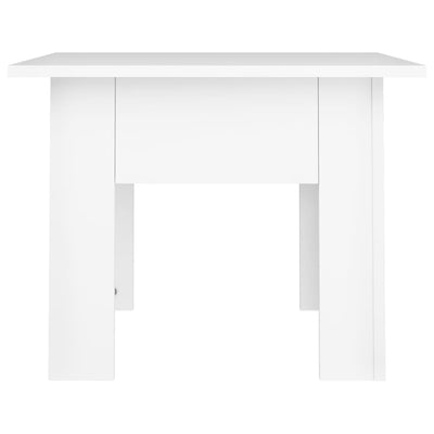 Coffee Table White 55x55x42 cm Engineered Wood