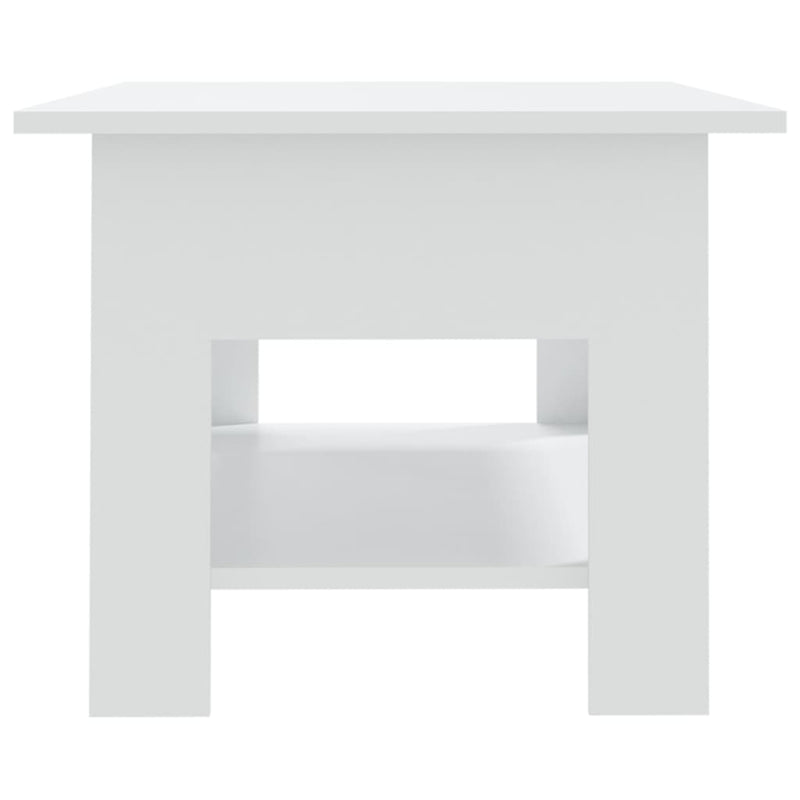 Coffee Table White 102x55x42 cm Chipboard