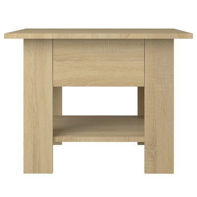 Coffee Table Sonoma Oak 55x55x42 cm Engineered Wood