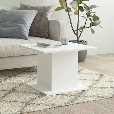 Coffee Table White 55.5x55.5x40 cm Chipboard