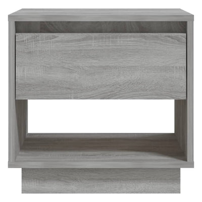 Bedside Cabinet Grey Sonoma 45x34x44 cm Chipboard