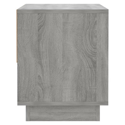 Bedside Cabinet Grey Sonoma 45x34x44 cm Chipboard