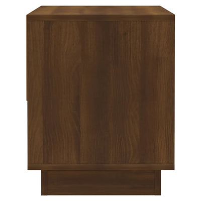 Bedside Cabinets 2 pcs Brown Oak 45x34x44 cm Chipboard