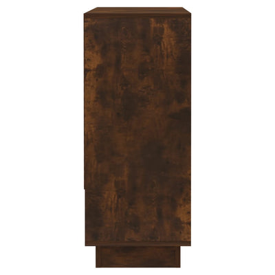 Sideboard Smoked Oak 97x31x75 cm Chipboard